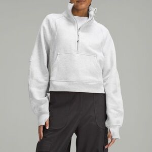 Lululemon Quarter Zip Crop Scuba Jacket